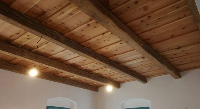 Záklop trámového stropu